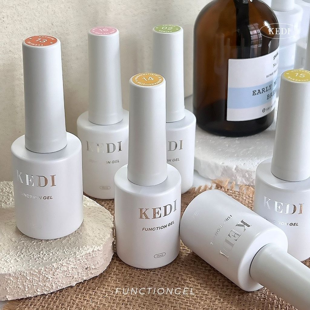 ✅ ติดทนนานแรมเดือน  KEDI Base coat Top coat 15ml