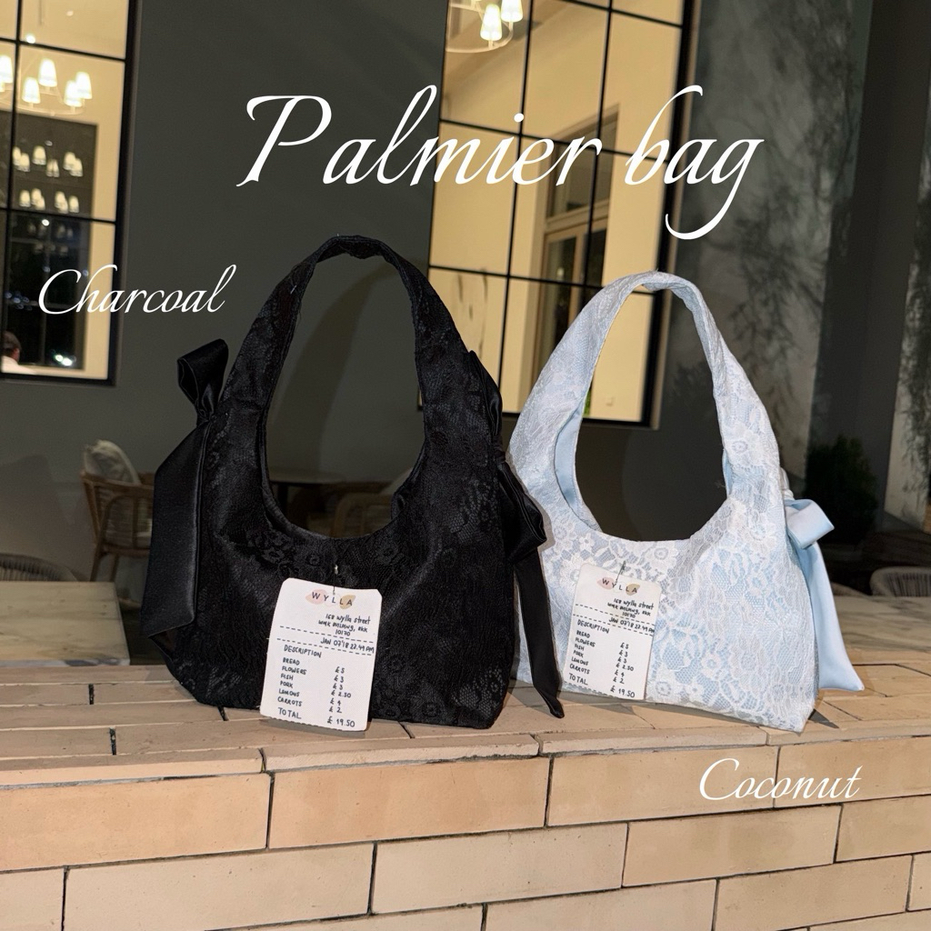 Wyllabrand กระเป๋าผ้าลูกไม้ Palmier bag