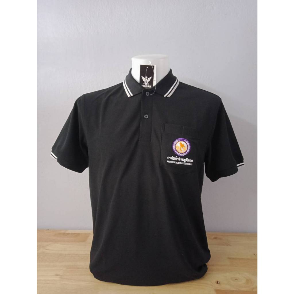 เสื้อโปโล ปกขลิบ ปักอก+แขน ตามแบบที่ลงเท่านั้น