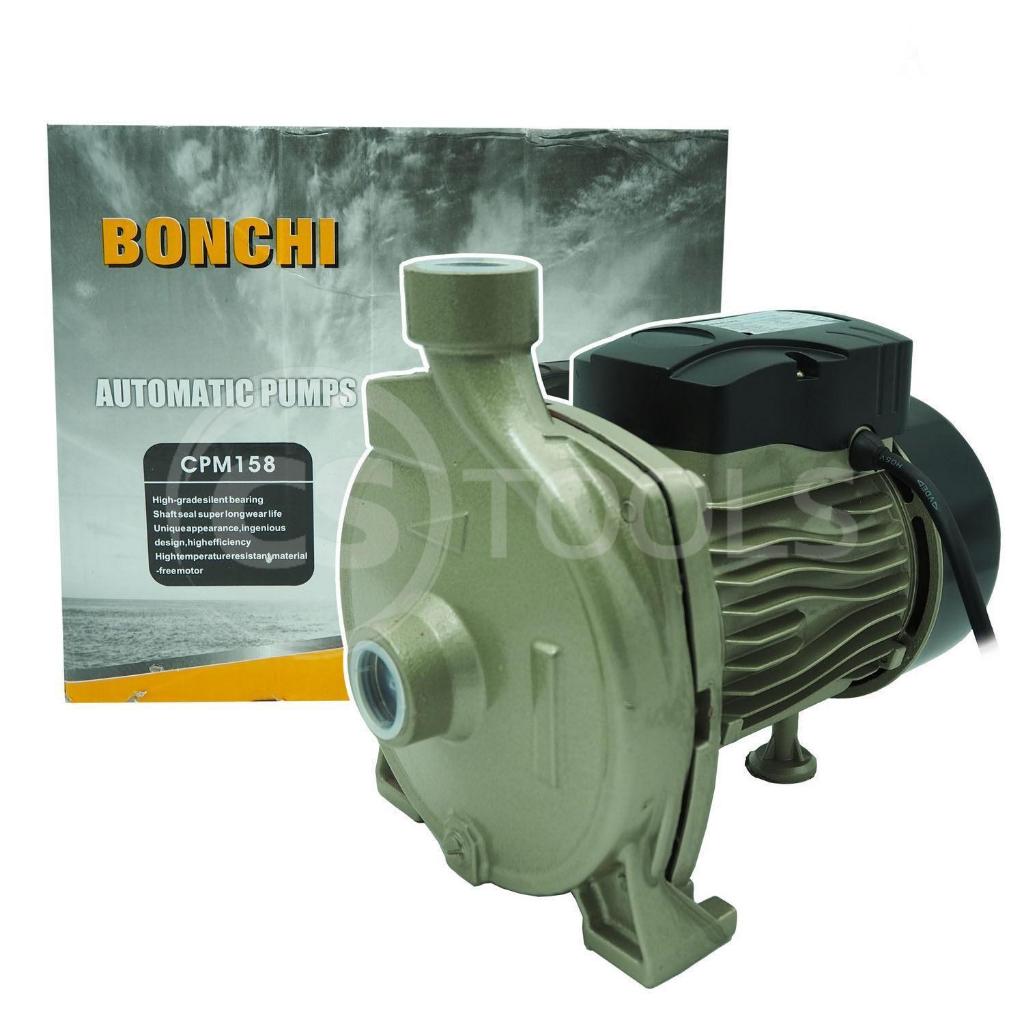 BONCHI ปั๊มน้ำหอยโข่ง ปั๊มน้ำ รุ่นCPM158 คอล์ยทองแดงแท้ ทนทาน