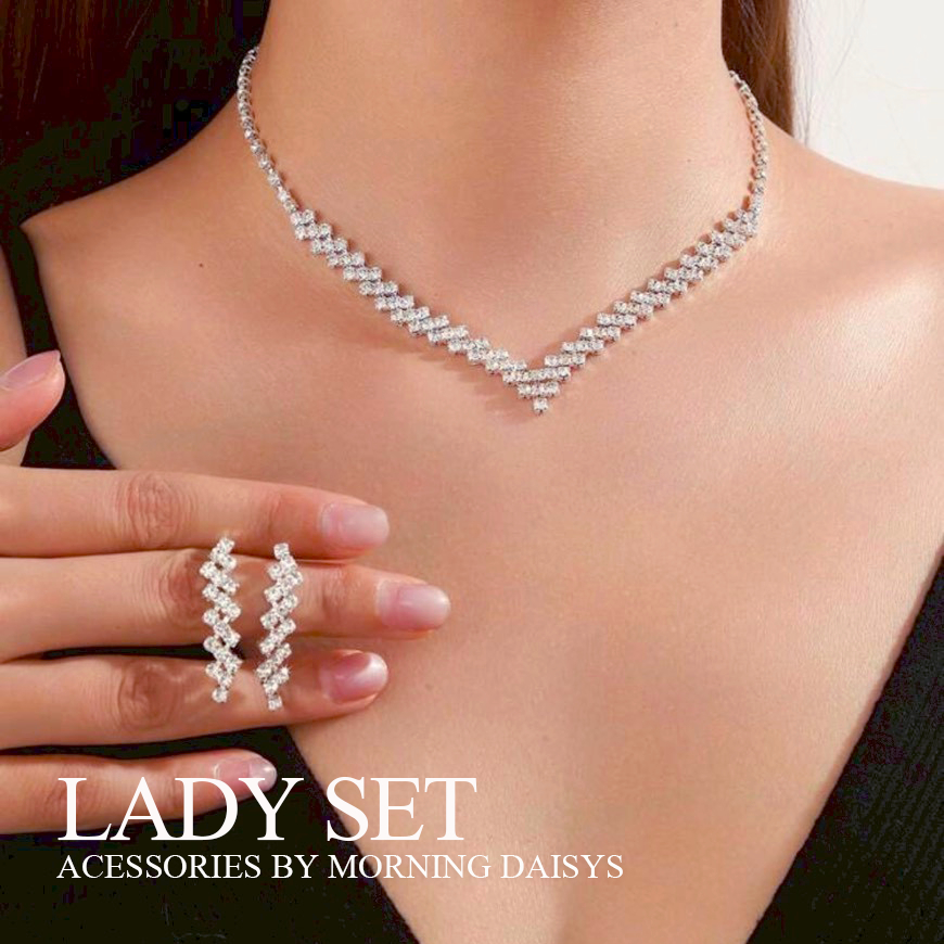 MORNING DAISYS ชุดเครื่องประดับตกแต่งคริสตัล รุ่น LADY SET