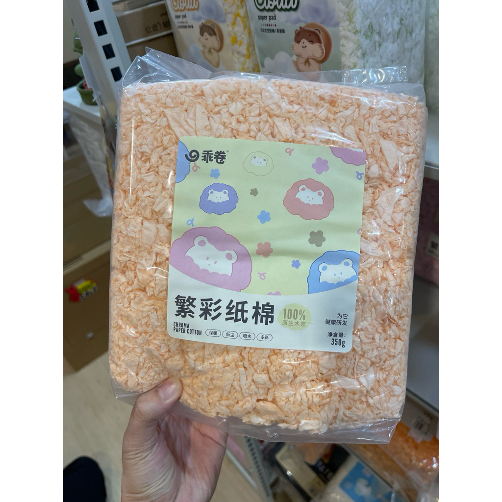 GUAIJUAN Rodizoo รองกรงสีน่ารัก รองกรงกระดาษ สำหรับแฮมสเตอร์และสัตว์เล็ก ฝุ่นน้อย นุ่มมาก ทำรังได้ดี ซับน้ำ ซับกลิ่น ราคา ถูกที่สุด ดีลบีเคเค แกลเลอรีภาพที่ 4