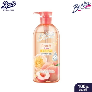 Benice Love Me Peach Shower Gel Peach Love Peony 450 mL บีไนซ์ เจลอาบน้ำ พีช เลิฟ พีโอนี 450 มล.