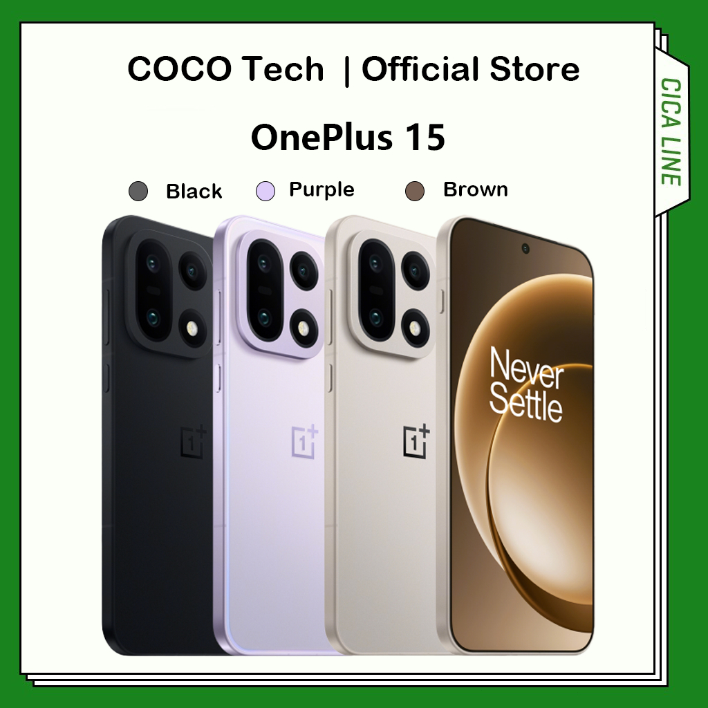 【Global Rom】OnePlus 15 CPH2747 Snapdragon 8 Elite Gen 5 Oxygen OS 6.78" 7300mAh 120W OnePlus15 | รับประกัน 12 เดือน