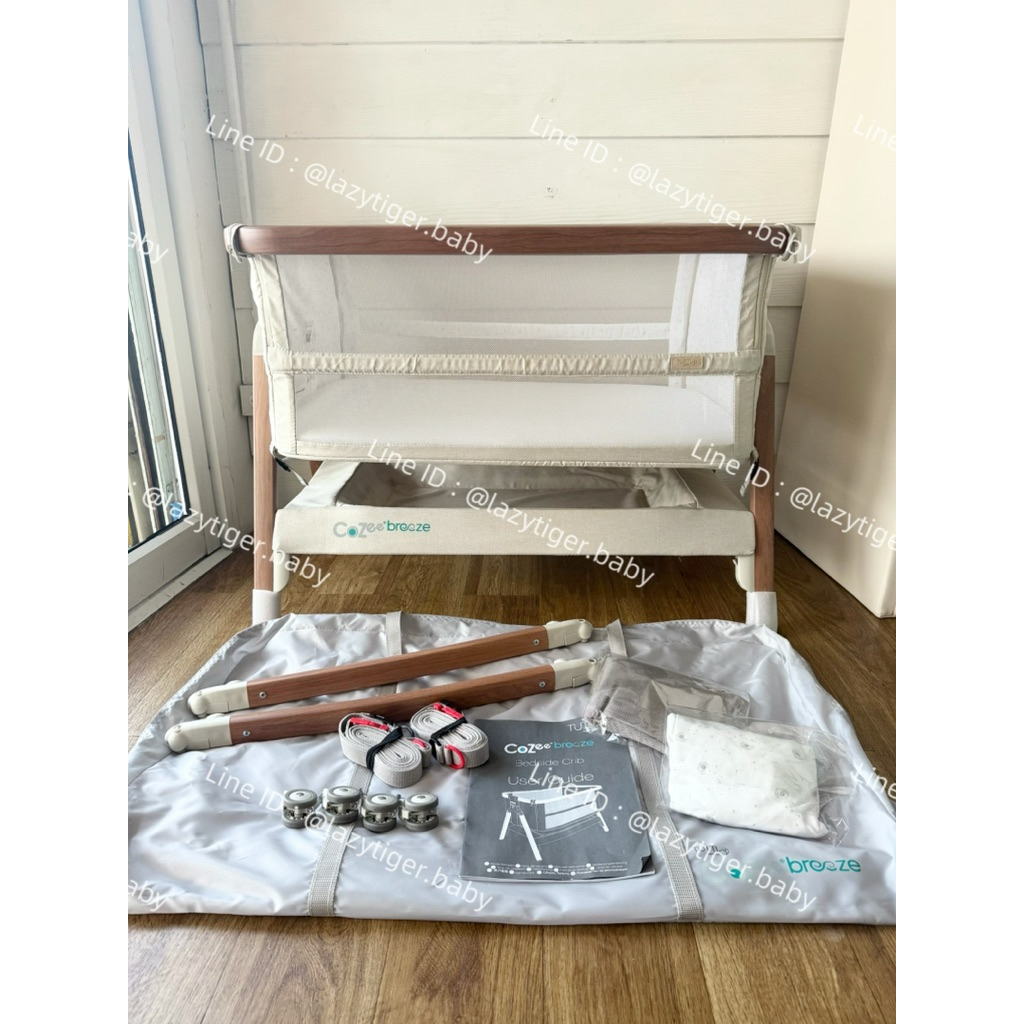 (มือสอง) Tutti Bambini Cozee Bedside Crib รุ่น Breeze รุ่นปี 2024