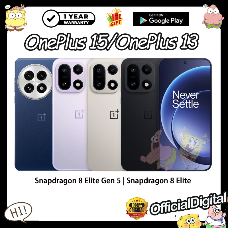 【Global Rom】OnePlus 15 Snapdragon 8 Elite Gen 5 OnePlus 13 Snapdragon 8 Elite OnePlus15 | สนับสนุนไท