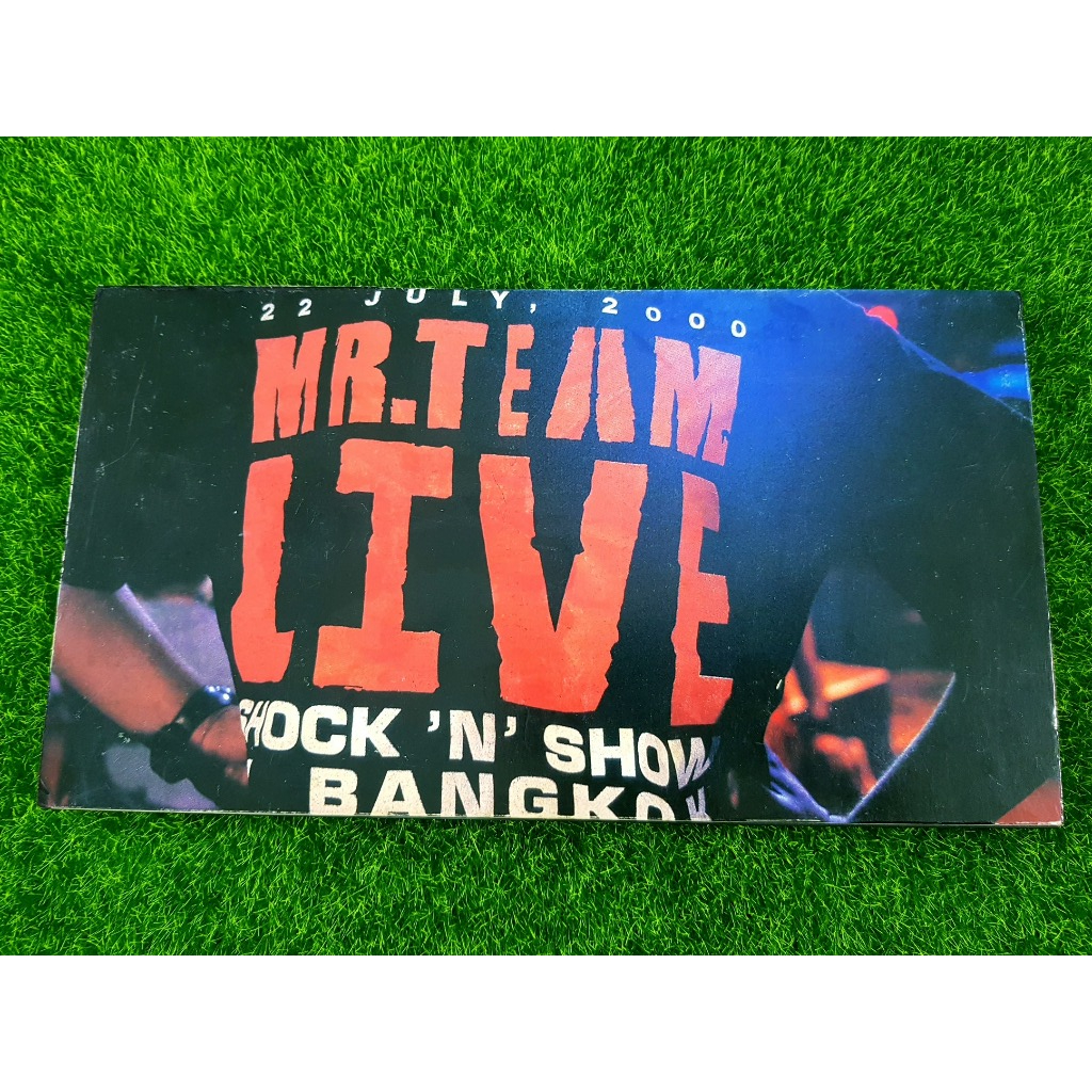 VCD คอนเสิร์ต Mr.Team Live Shock 'N' Show In Bangkok July 21-22 2000 (ราคาพิเศษ)