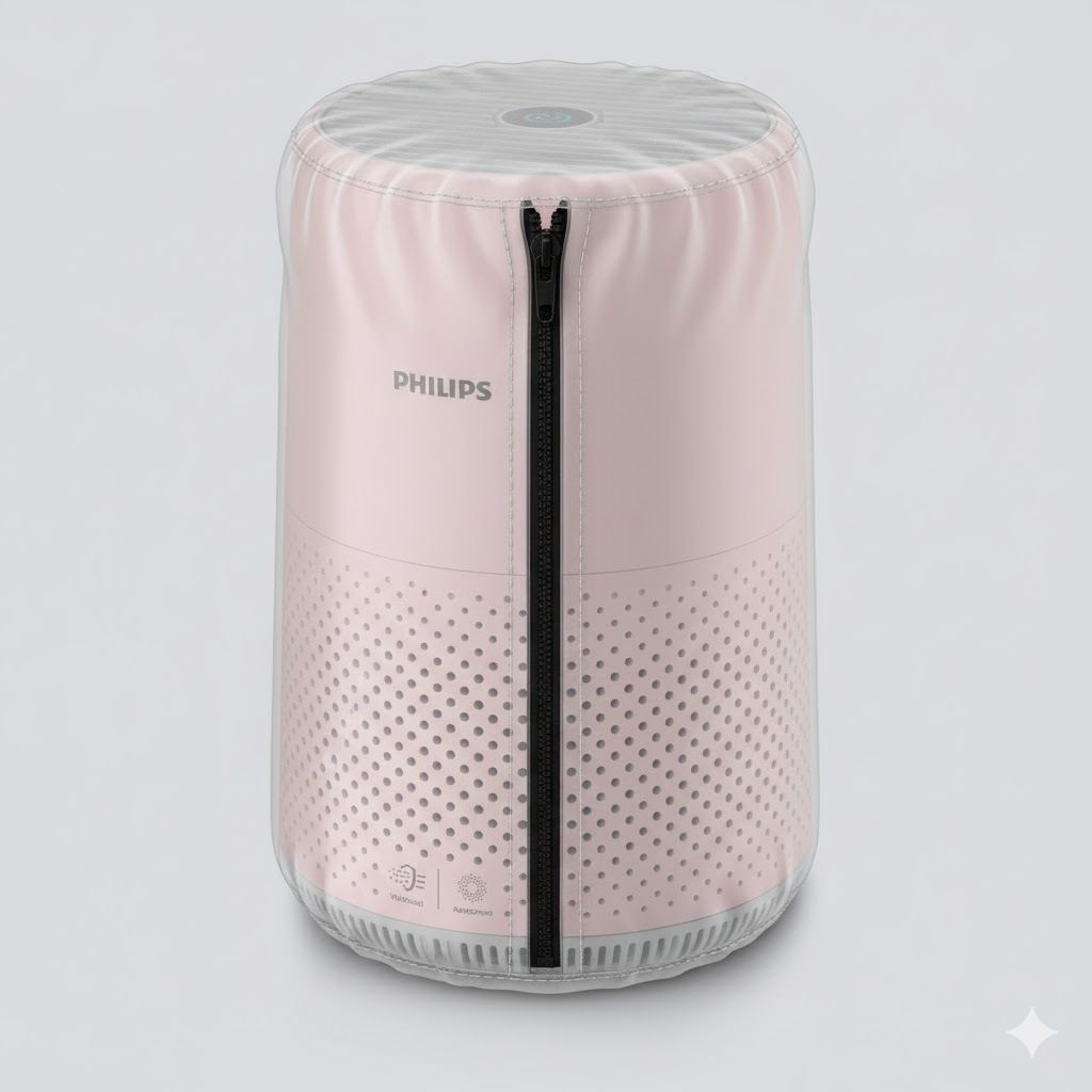 ผ้าคลุมเครื่องฟอกอากาศ สไตล์มินิมอล สีเรียบหรู (สำหรับ Xiaomi / Philips / Toshiba / Electrolux) ราคา ถูกที่สุด ดีลบีเคเค แกลเลอรีภาพที่ 6