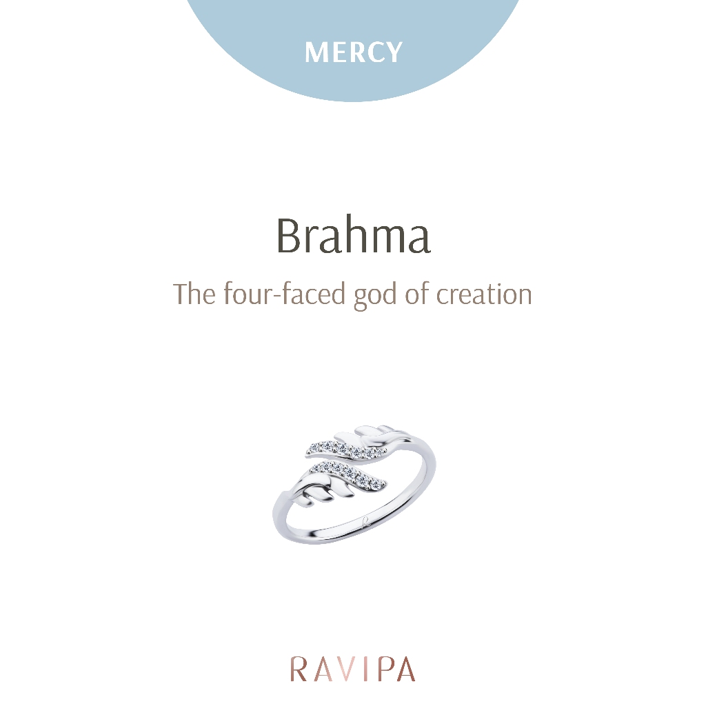 Ravipa | The Four-Face Swan Double Wing Ring - แหวน