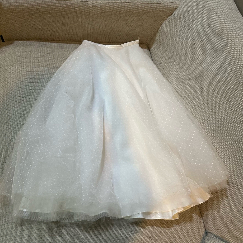 Cher'z brand polka dot tutu skirt กระโปรงบานผ้ามุ้ง ลายจุด