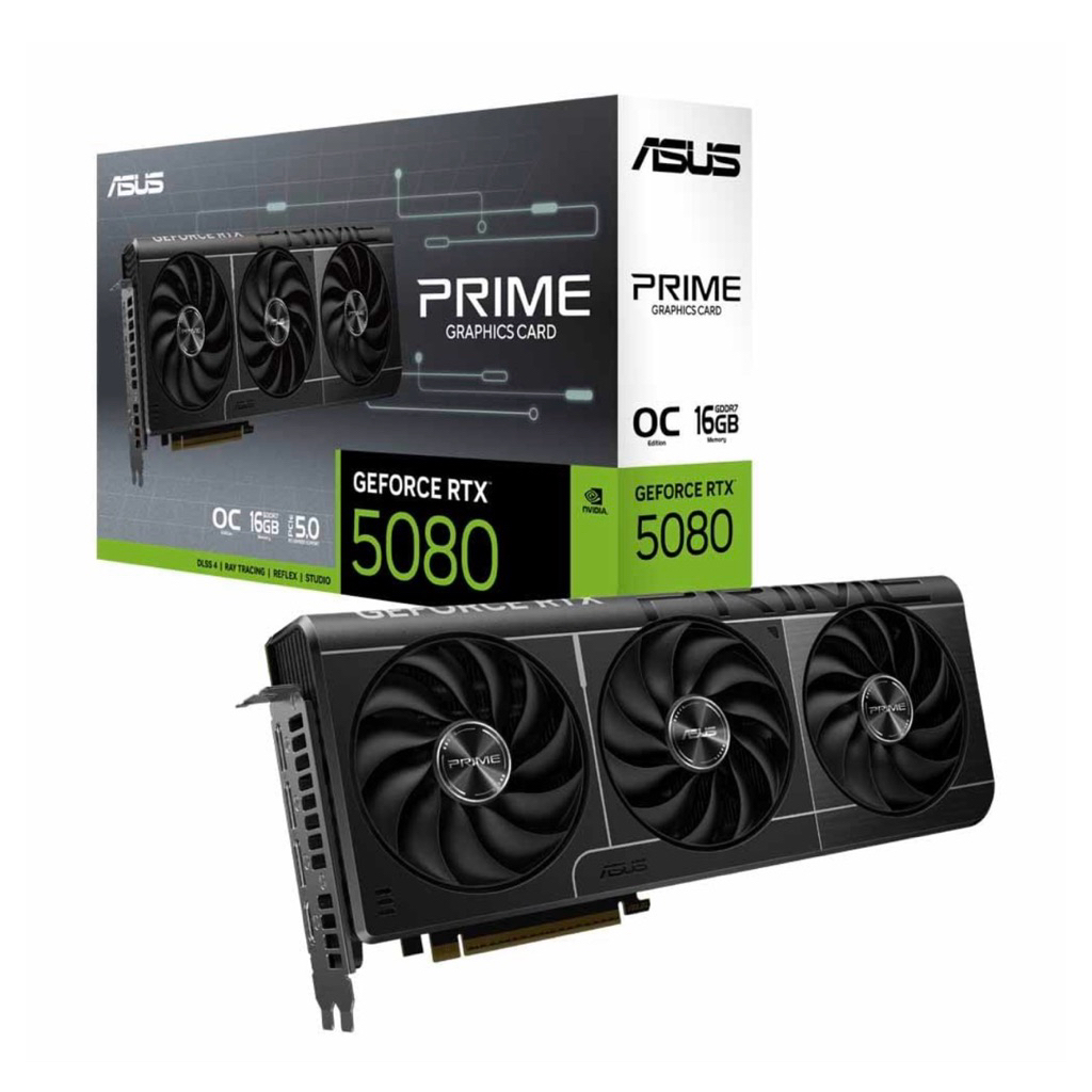 RTX5080 16GB ASUS PRIME OC มือ 1 ประกันศูนย์ไทย (มีของพร้อมส่ง)