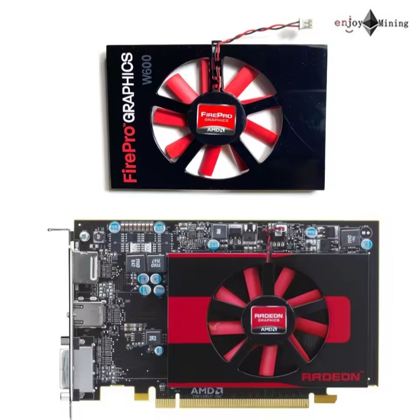 พัดลมการ์ดจอ AMD Radeon R7 350E HD8740 8730 7770 7750 7730 graphics card fan PLA06010B12H