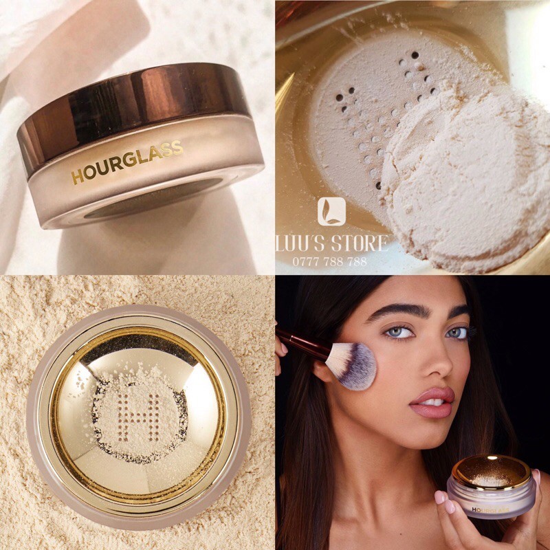 Beauty-Siam แท้ทั้งร้าน! กระปุกจิ๋ว/แบ่งขายสุดยอดแป้งฝุ่น HOURGLASS Veil Translucent Setting Powder