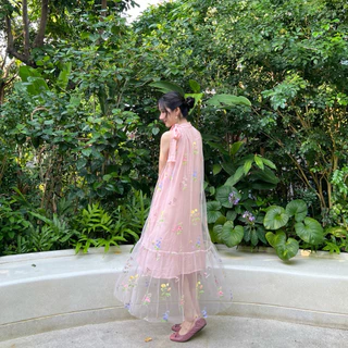 🥂Lady Camelia Dress - Miida✨ผ้าใหม่หนาขึ้น💫🧁ผ้าเวลปักน่ารักมากๆ🧀
