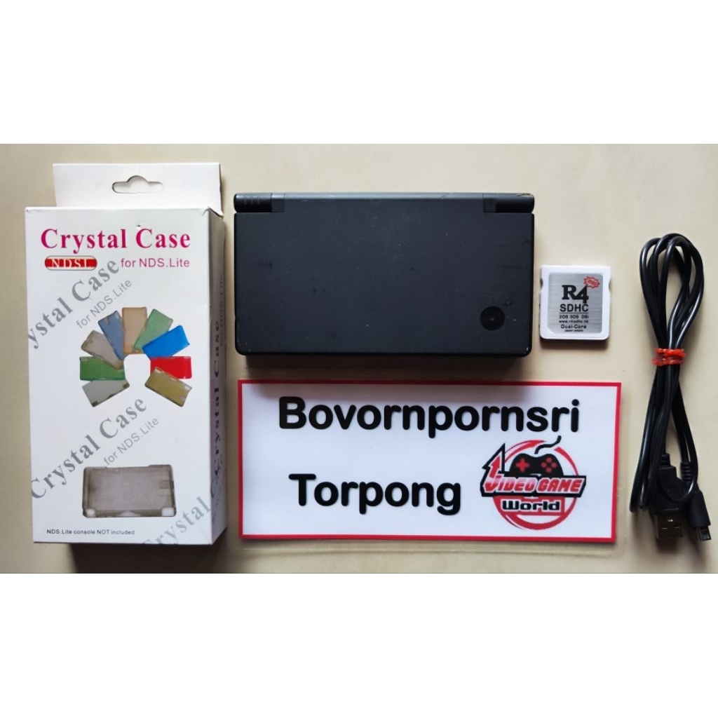 NDS I สีดำ มือสอง ครบชุด พร้อมเล่น