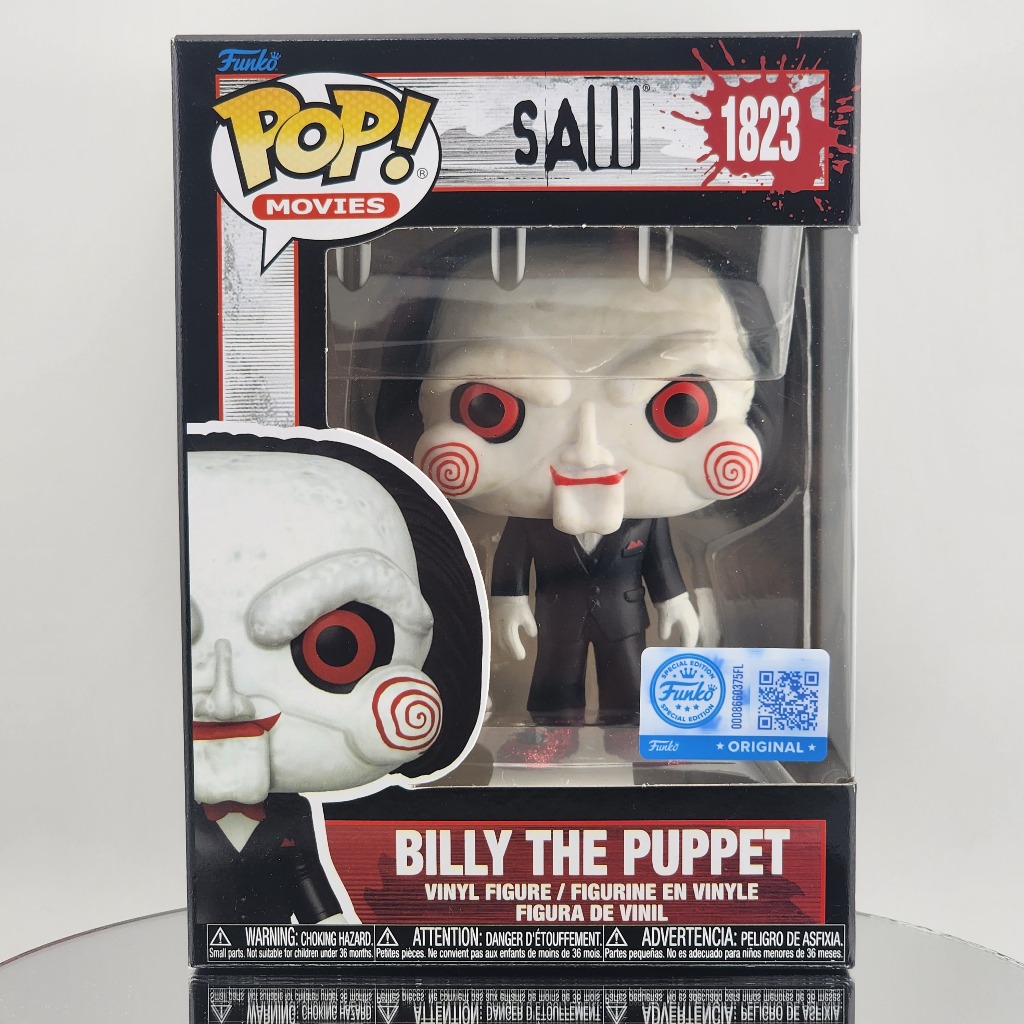 Funko Pop! SAW - Billy the Puppet [with Glitter Shoes] Scare Fair Exclusive 1823
