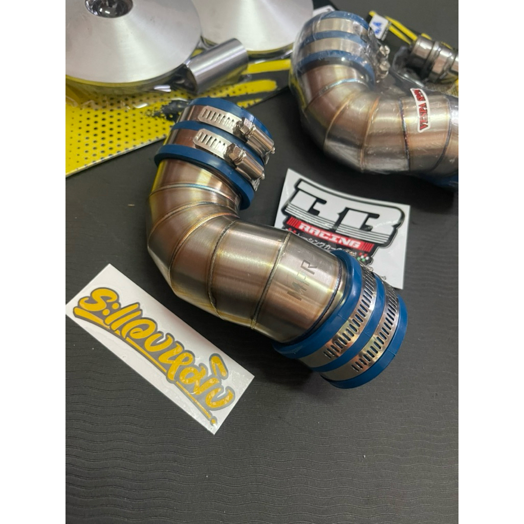 ท่อกรองเลส แท้💯 VESPA ช่างหมิง แปดริ้ว MPR เวสป้า125 vespa125 vespa150 sprint คอ