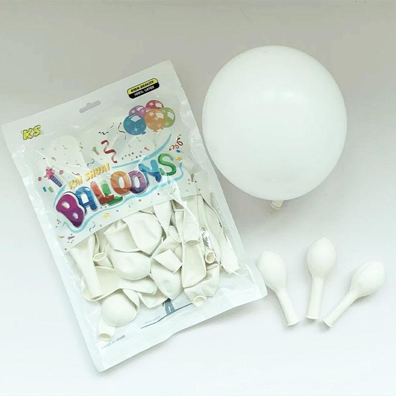 ลูกโป่งยาง ชุดลูกโป่ง สีพาสเทล สีมาการอง มีหลายสีให้เลือก สําหรับตกแต่งงานแต่งงาน งานเลี้ยงวันเกิด - รูปที่ 4