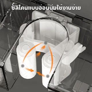 HOMESTIC ที่แขวนไม้ถูพื้น แขวนไม้กวาด แขวนแปรงขัดห้องน้ำ ที่แขวนของใช้ภายในบ้าน แบบไม่ต้องเจาะผนัง