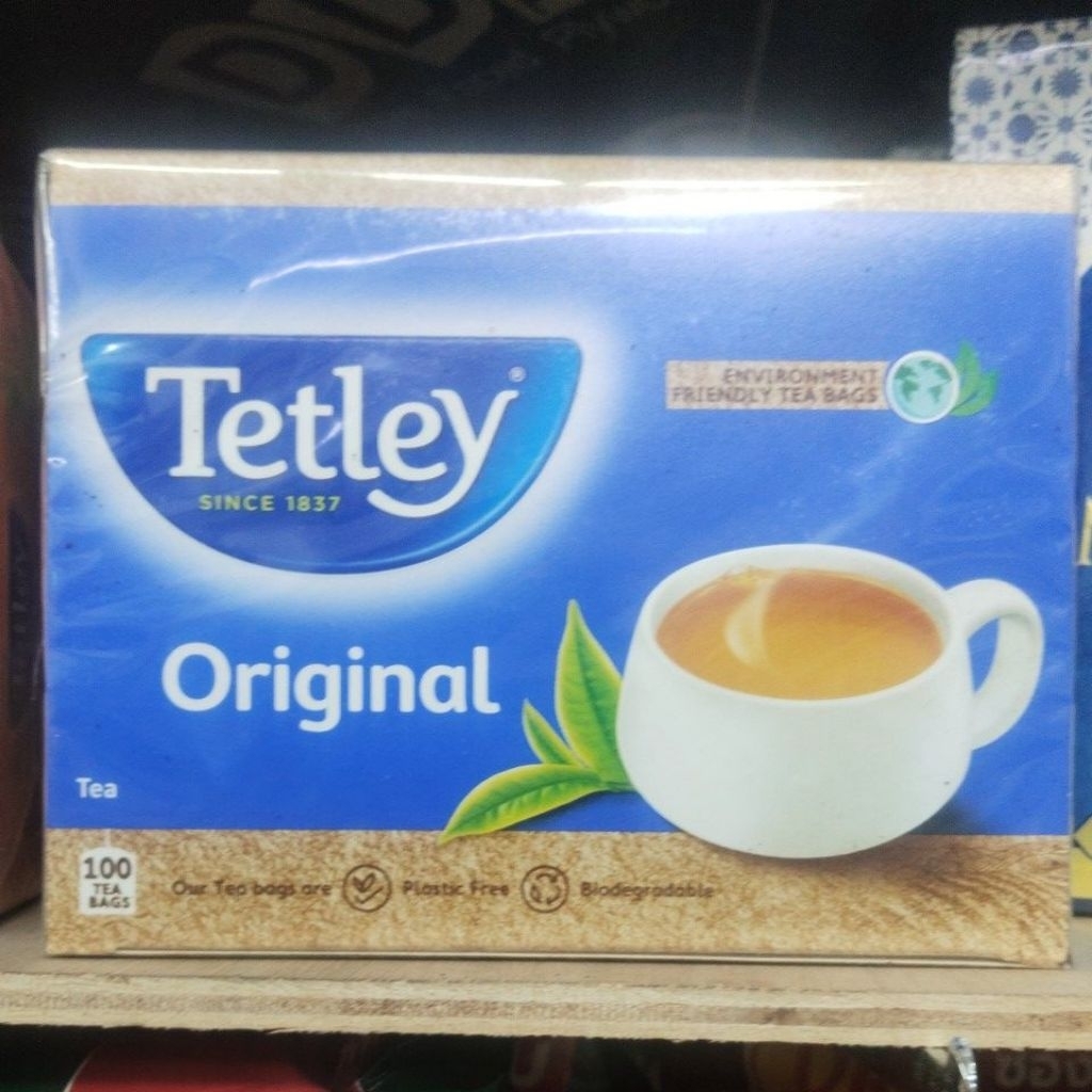Tetley Original tea bags.(100 tea bags per box)