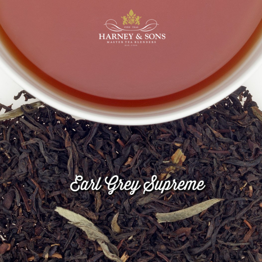 [Harney&Sons] EARL GREY SUPREME | ชาเอิร์ลเกรย์เบลนด์กับชาขาวเข็มเงิน รสละมุน กลิ่นหอมจางๆของชาขาว