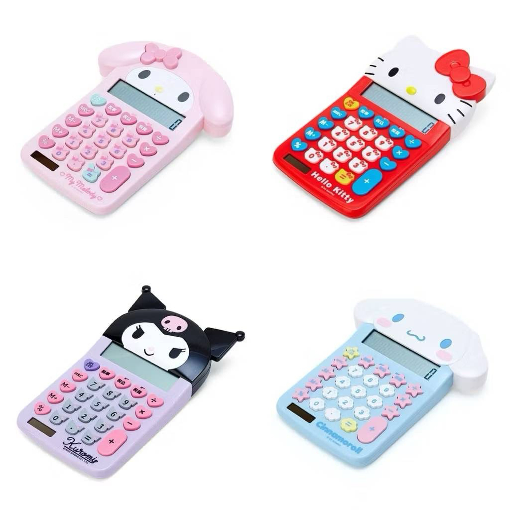 พร้อมส่ง เครื่องคิดเลข Sanrio Calculator 10.5x2.5x18.5 cm