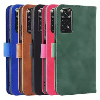เคสฝาพับ ล็อค แถมสาย สำหรับ Xiaomi Redmi Note11 Note11S Note11Pro Note10 Note10s Note9 Note9s Note9Pro Note8 Note8Pro