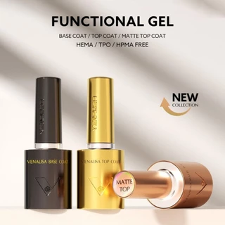 (NEW) Venalisa (HEMA-TPO-HPMA Free) เบส/ท็อป base top ติดทน เงานาน กันรอยขีดข่วน