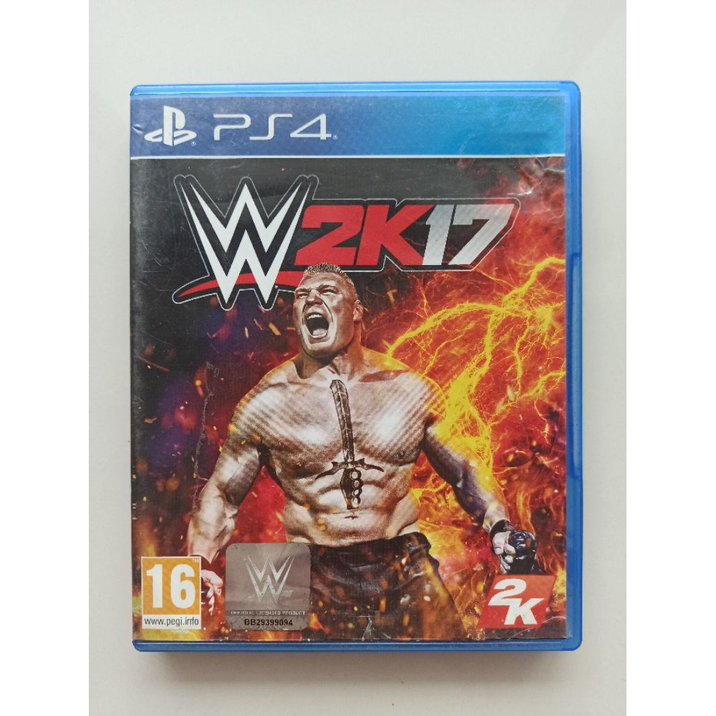 PS4 Games : W2K17 WWE 2K17 มวยปล้ำ มือ2 **ปกไม่สวย**