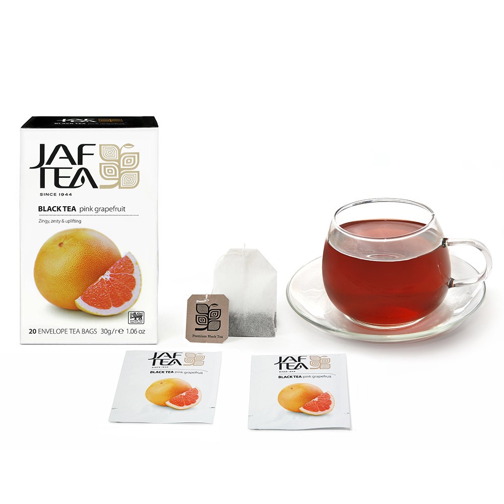 Jaf Pink Grapefruit Black Tea Ceylon - Tea Bag Set