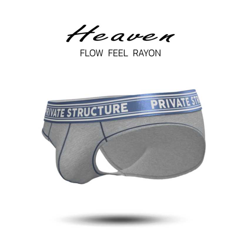 Private Structure กางเกงชั้นในชาย รุ่น Essence Heaven Brief – C.Blue/M.Grey (4669)