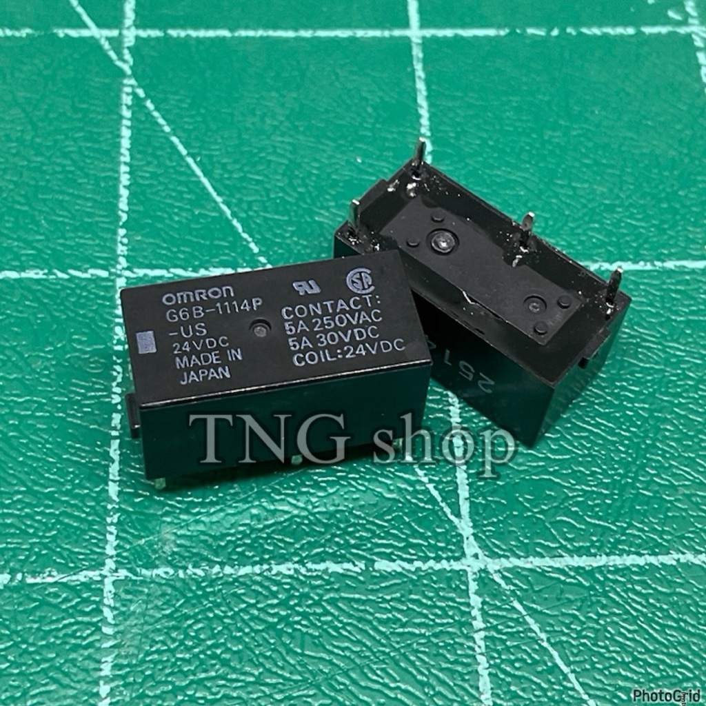 รีเลย์ G6B-1114P-US 5VDC 24VDC relay G6B พร้อมส่ง ของใหม่