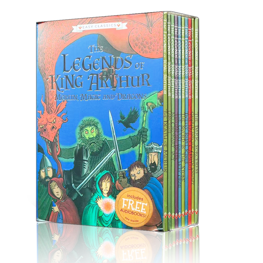 The Legends or King Arthur Mythical Story Books for Kids Children Bedtime Reading Educational English Picture Book
