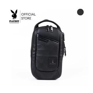 PLAYBOY รุ่น Explores Chest Bag กระเป๋าคาดอก รหัส ST-B254PBM328-BK ดีไซน์คาดอกทรงตั้ง สี Pure Black