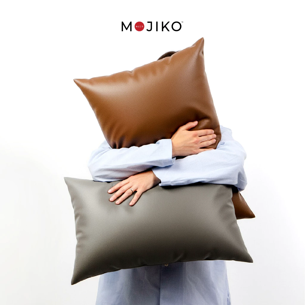 Mojiko หมอนหนุนใยสังเคราะห์หุ้ม หนัง - PVC 46ซมx71ซม ใบใหญ่พิเศษ thumbnail 5