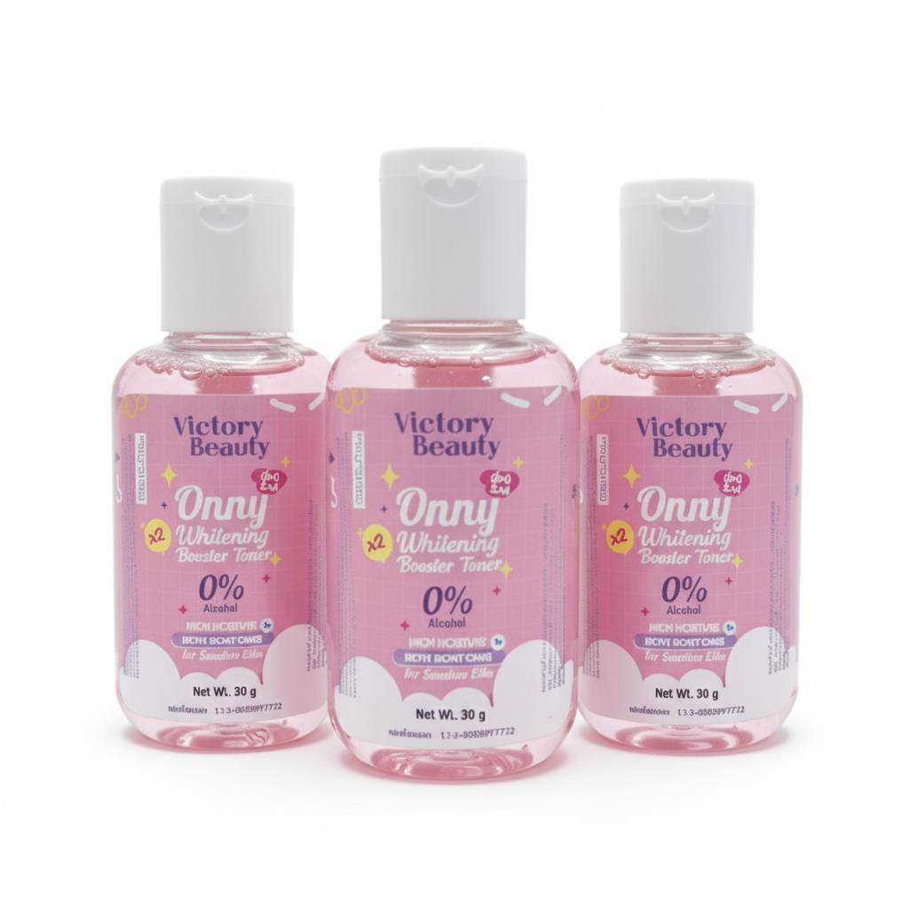 โทนเนอร์ ONNY WHITENING BOOSTER TONER โทนเนอร์ออนนี่ เช็ดคราบไคล รักแร้ ขาหนีบ ก้น ปริมาณ 30 มล.