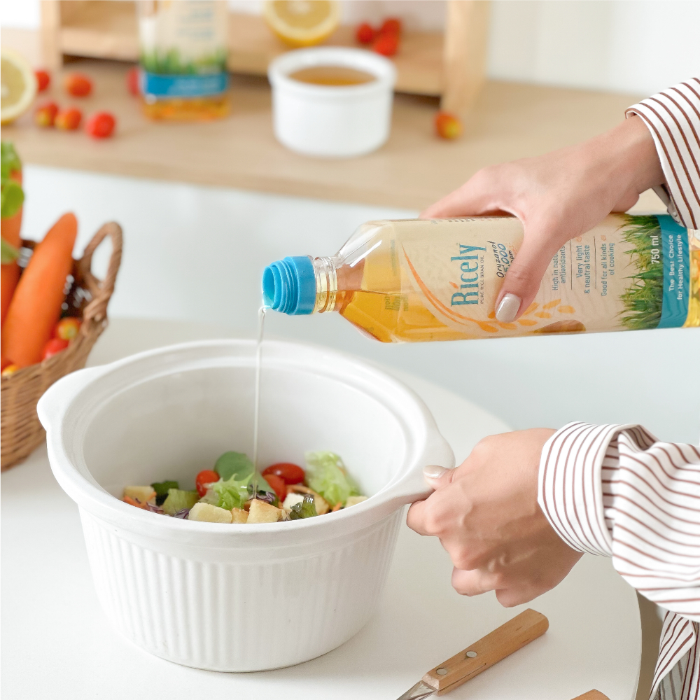 Ricely น้ำมันรำข้าว โอรีซานอล 15,000 ppm. (750 มล.x3 ขวด) - รูปที่ 3