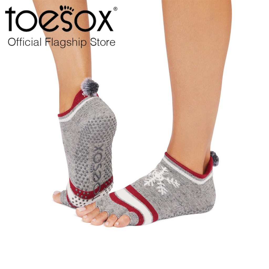 [FALL D3 2025] ToeSox โทซอคส์ ถุงเท้ากันลื่นเปิดนิ้วเท้า รุ่น Low Rise