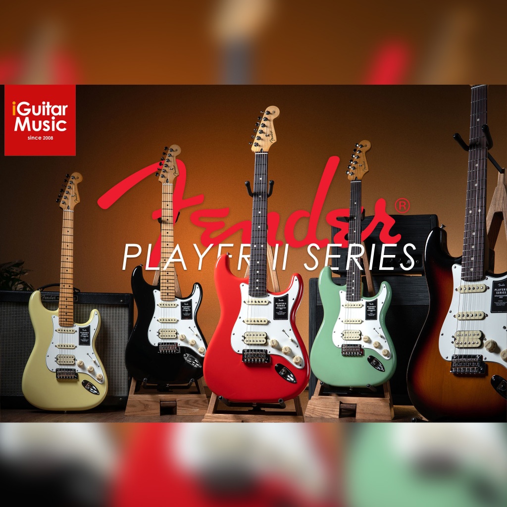 กีตาร์ไฟฟ้า Fender Player II Stratocaster HSS กีตาร์ไฟฟ้าเฟนเดอร์