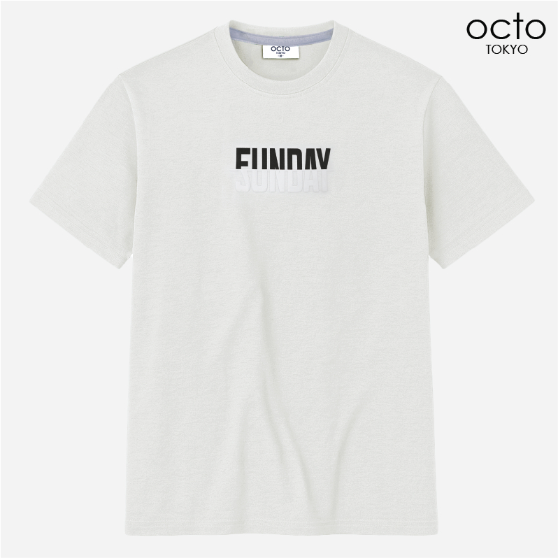 เสื้อยืด octoTOKYO ลาย Funday | คอกลม แขนสั้น ผ้า Cotton 100% ใส่สบาย