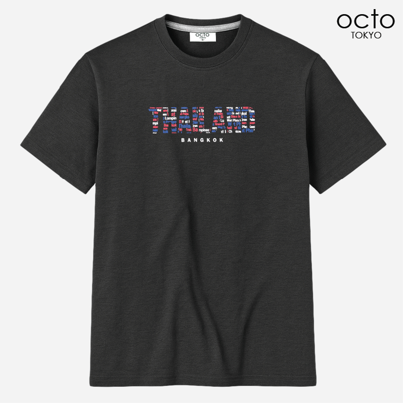 เสื้อยืด octoTOKYO ลาย Thaithai | คอกลม แขนสั้น ผ้า Cotton 100% ใส่สบาย