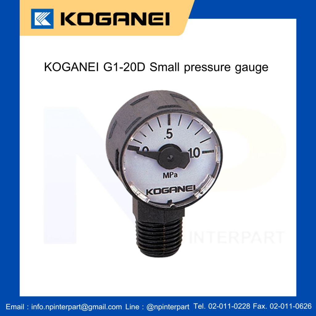 KOGANEI G1-20D Small pressure gauge