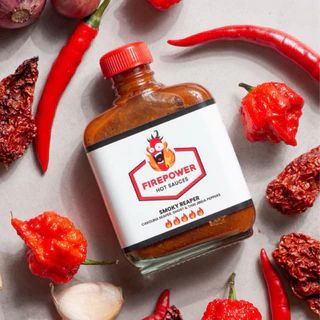 Limited Item!❤️‍🔥 Smoked Carolina Reaper Hot Sauce - Very High Heat - 85ml ซอสพริกแคโรไลน่า รีพเปอร์ เลเวล5 เผ็ดมาก