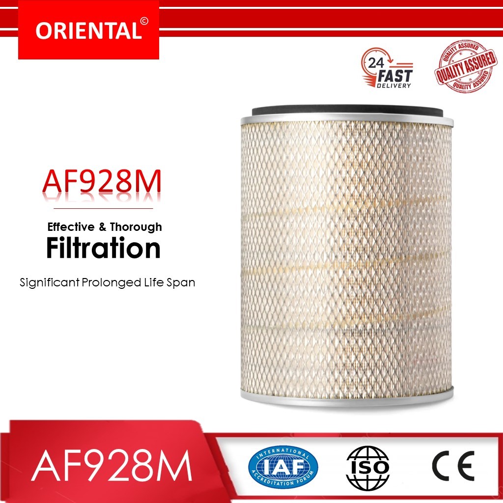 Fleetguard AF928M ไส้กรองอากาศ | Cummins NTA855 ไส้กรองอากาศ | Cummins VTA ไส้กรองอากาศ | P181056 | 
