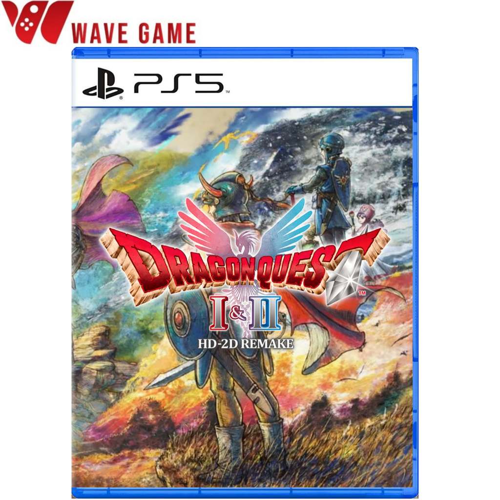 ps5 dragon quest 1 & 2 hd 2d remake ( english )