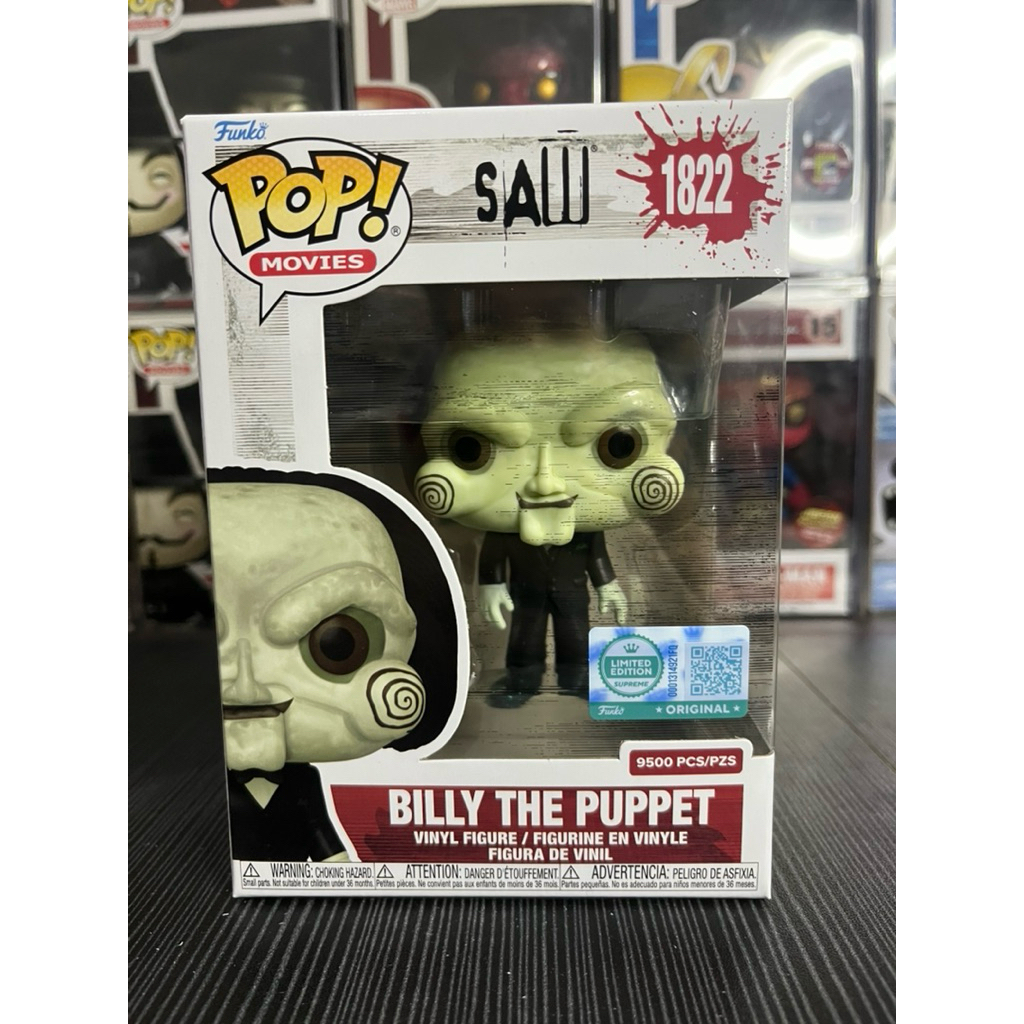 [พร้อมส่ง] ฟิกเกอร์ Funko Pop Horror #1822 Billy ภาพยนตร์ Saw ดีไซน์พิเศษ Limited 9,500 ชิ้น