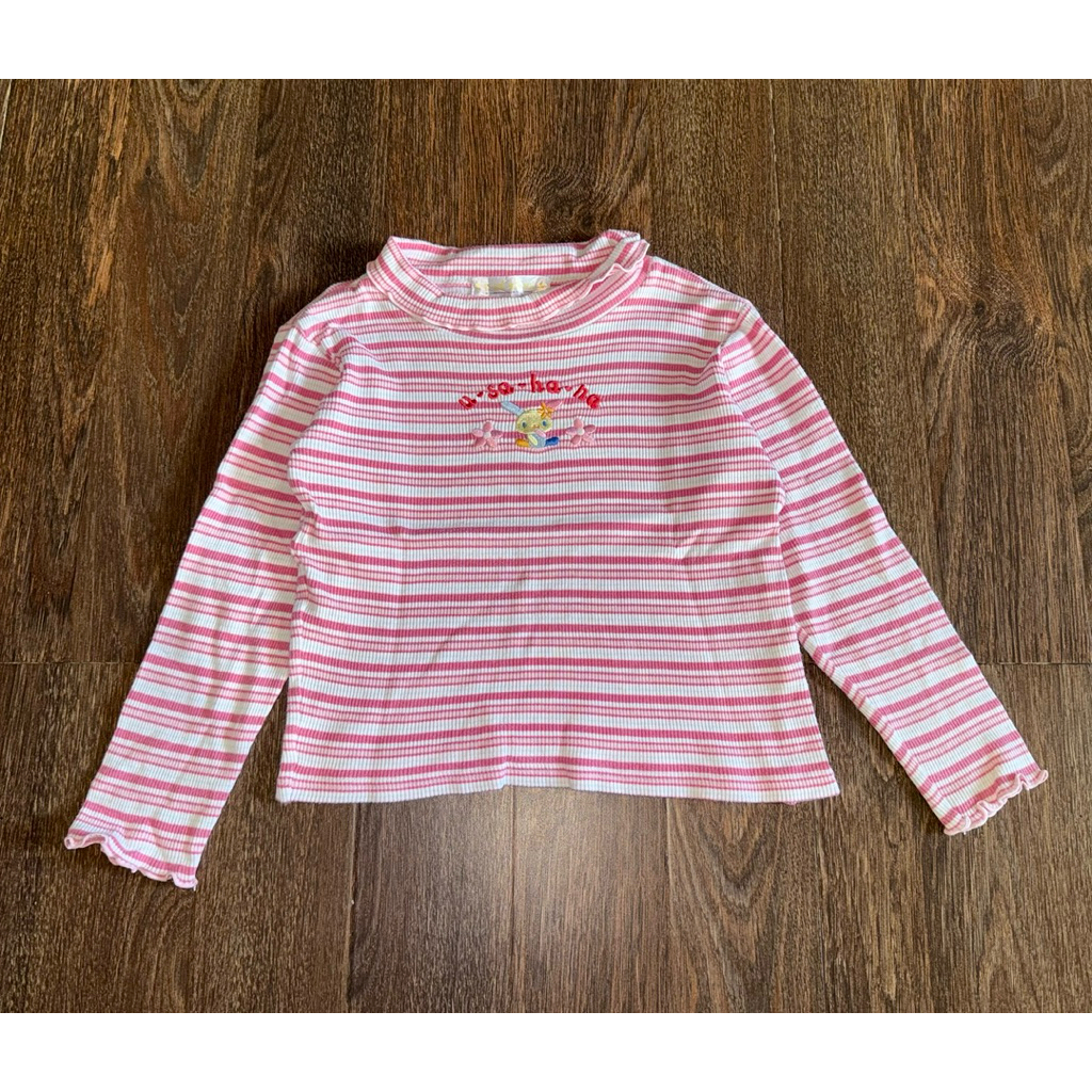 เสื้อยืดแขนยาวปัก U.SA.HA.NA (ไซส์ 120)