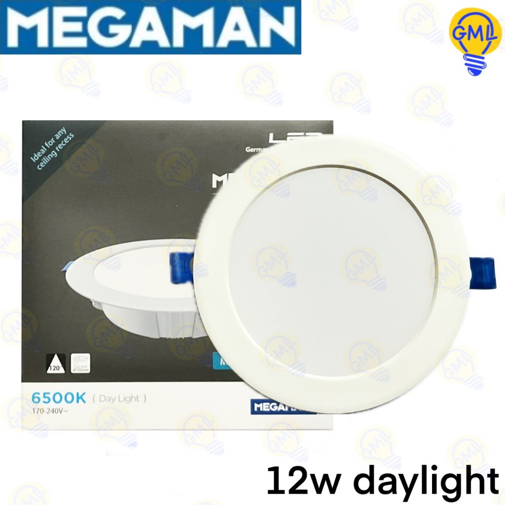 Megaman ดาวน์ไลท์ Panel LED 12W แสงขาว