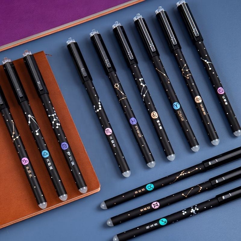 ปากกาสิบสองกลุ่มดาว ปากกาเจลลบได้ ลายการ์ตูนน่ารัก 0.5 มม. 12 ชิ้น ราคา ถูกที่สุด ดีลบีเคเค แกลเลอรีภาพที่ 5