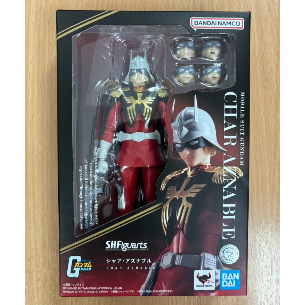 bandai S.H.Figuarts CHAR AZNABLE มือหนึ่ง gundam